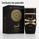 Kit 2 Perfumes Masculinos Importados (100ml cada)  - ASAD LATTAFA + FAKHAR BLACK (COMPRE 1 LEVE 2)