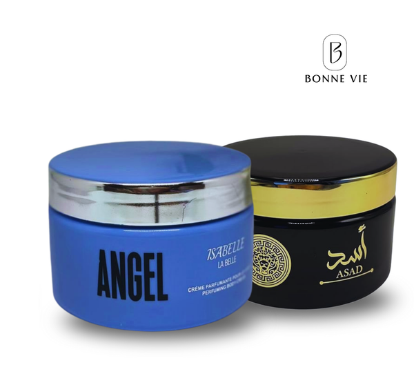 [ESQUENTA BLACK] Creme Hidratante - ANGEL + Asad Lattafa - Alta Fixação (250ml)